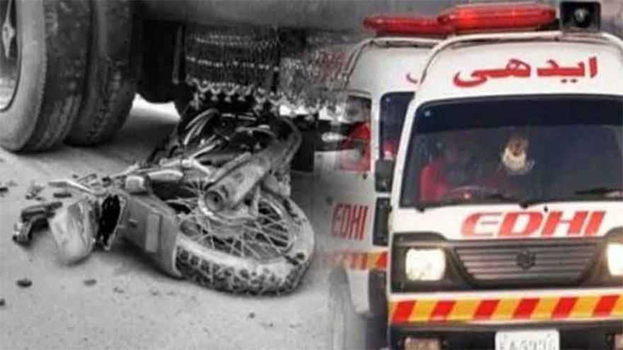 Minor boy killed in dumper, motorcycle collision in Karachi