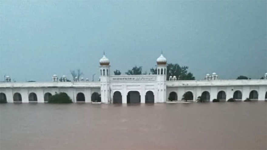 Sikh community alarmed as floodwater enters Kartarpur corridor