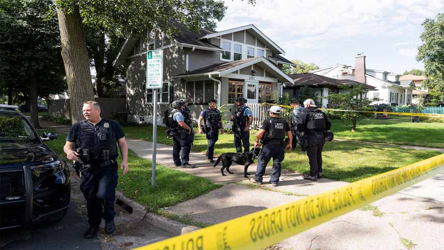 Gunman attacks Minneapolis school children in chapel, killing two and injuring 17