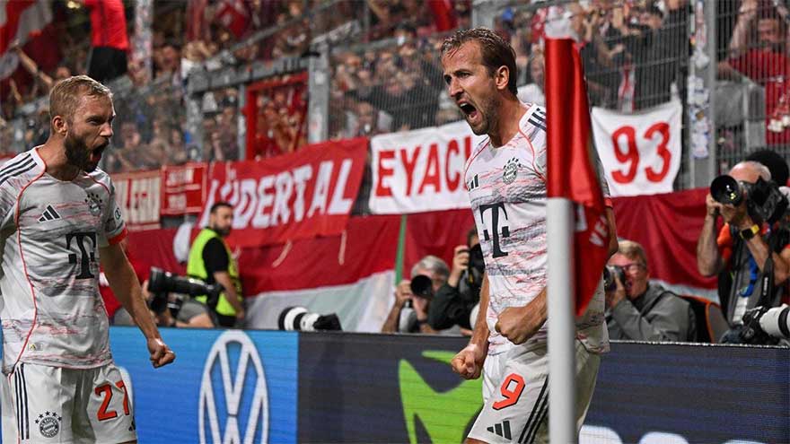 Kane rescues Bayern in German Cup first round