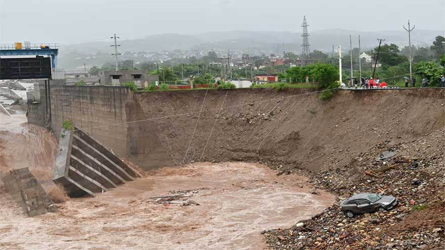 Record-breaking rain fuels deadly floods in India's Jammu region