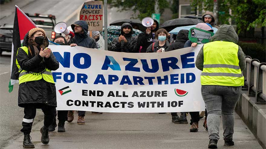 Dunya News Microsoft fires two more workers for on-site protests over company's ties to Israel