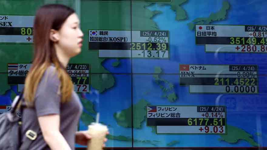 Asia upbeat on Wall St boost as markets await US inflation data