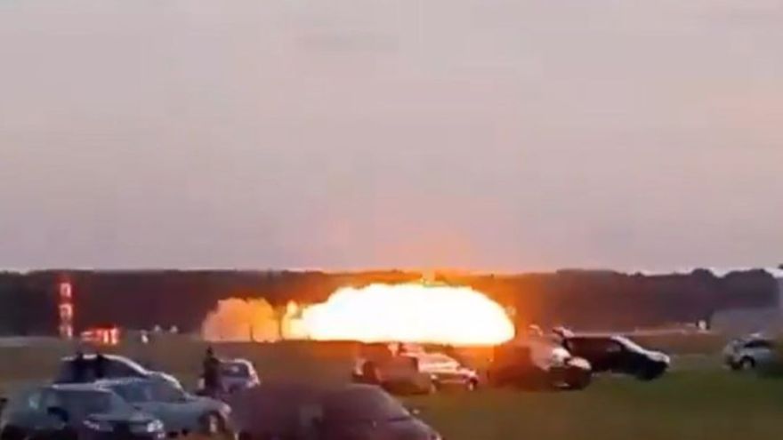 Polish F-16 crashes during airshow rehearsal