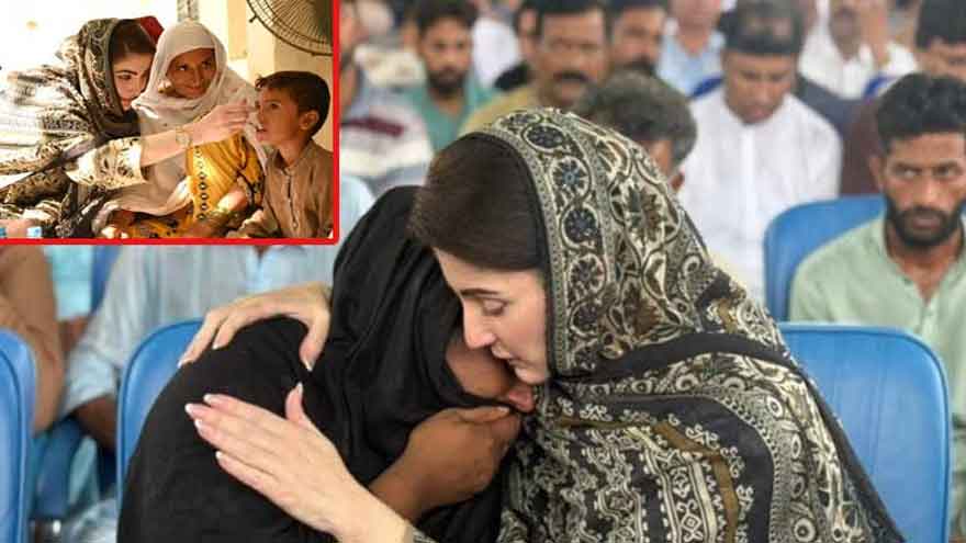 CM Maryam visits flood-hit areas, assures victims of full support