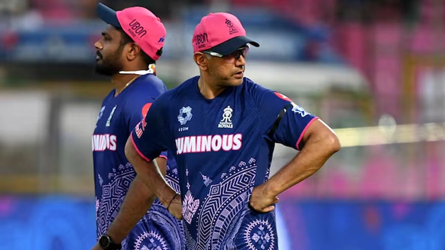 Dravid quits as head coach of Rajasthan Royals in IPL