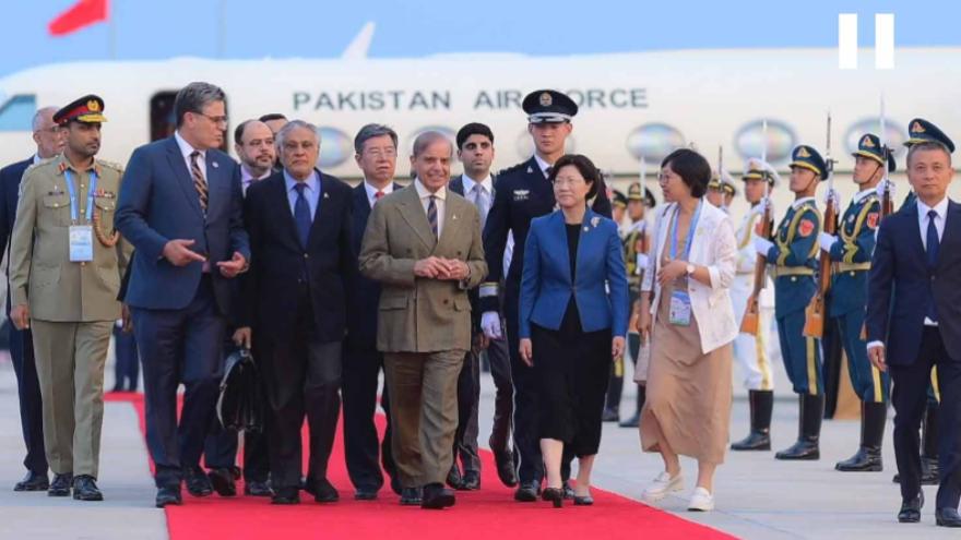 Red carpet welcome as PM Shehbaz lands in China on official visit