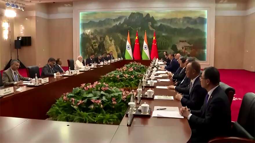 India committed to improving ties with China, direct flights resumed says Modi at meeting with Xi