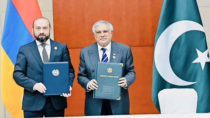 Pakistan, Armenia formally establish diplomatic ties