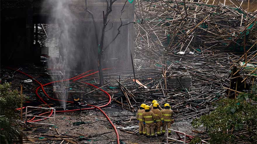 Police comb fire-ravaged Hong Kong apartments, death toll at 151