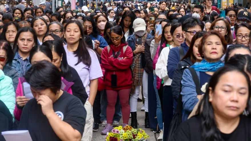 Philippines celebrates 'heroic' helper who survived Hong Kong fire