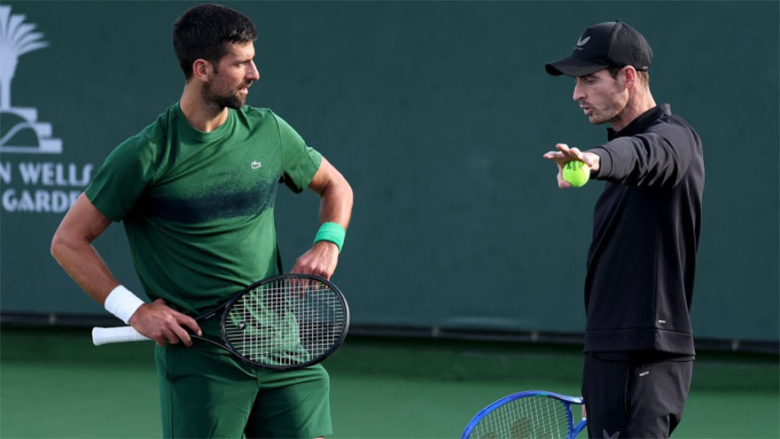 Murray 'disappointed' with results coaching former rival Djokovic