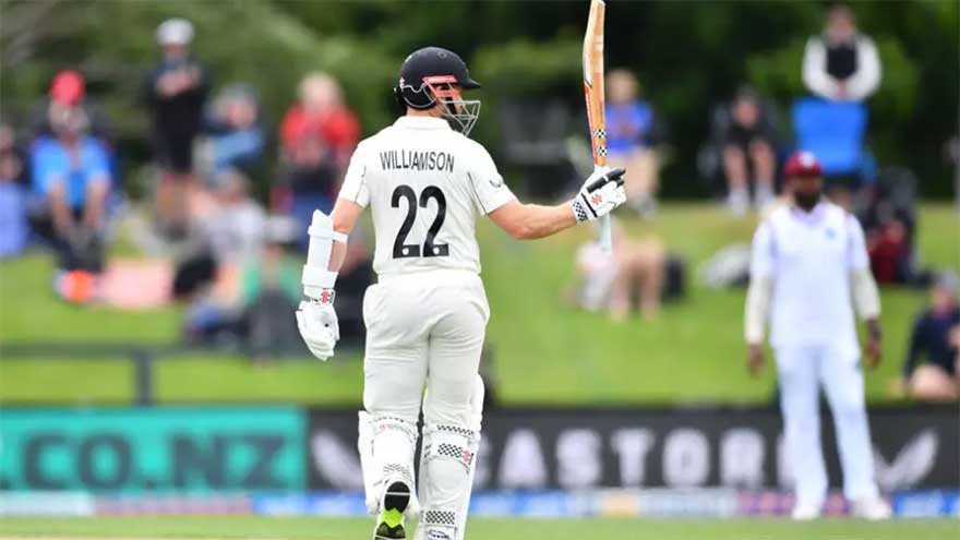 Williamson falls for 52 as NZ reach 231-9 in West Indies Test