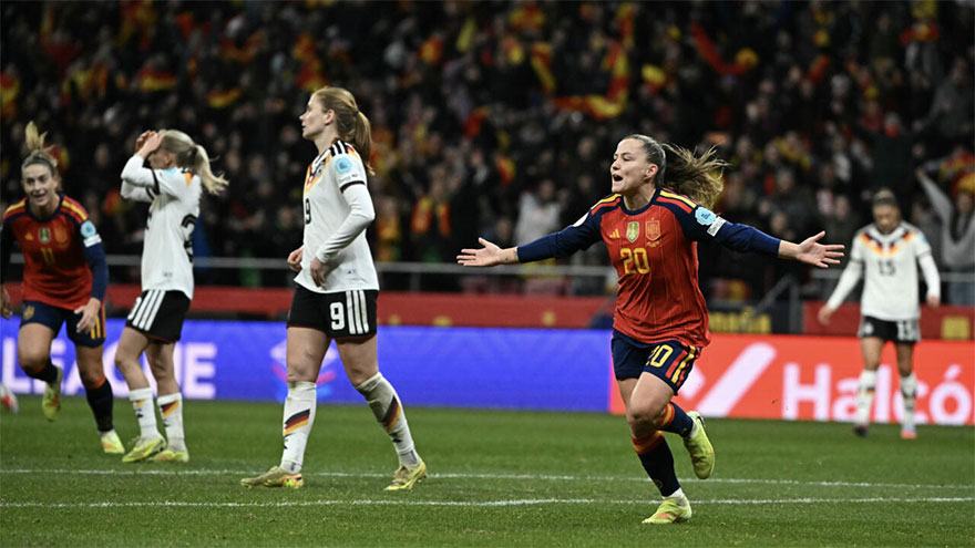 Spain overpower Germany to win second women's Nations League