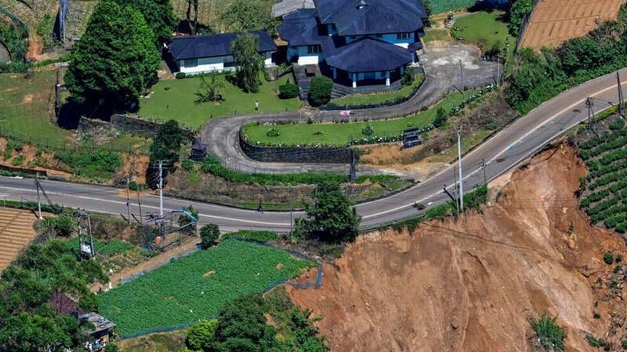 Cyclone turns Sri Lanka's tea mountains into death valley