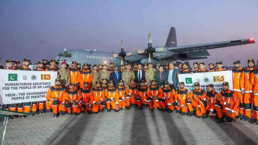 NDMA dispatches Pak Army's elite rescue team to Sri Lanka amid cyclone devastation
