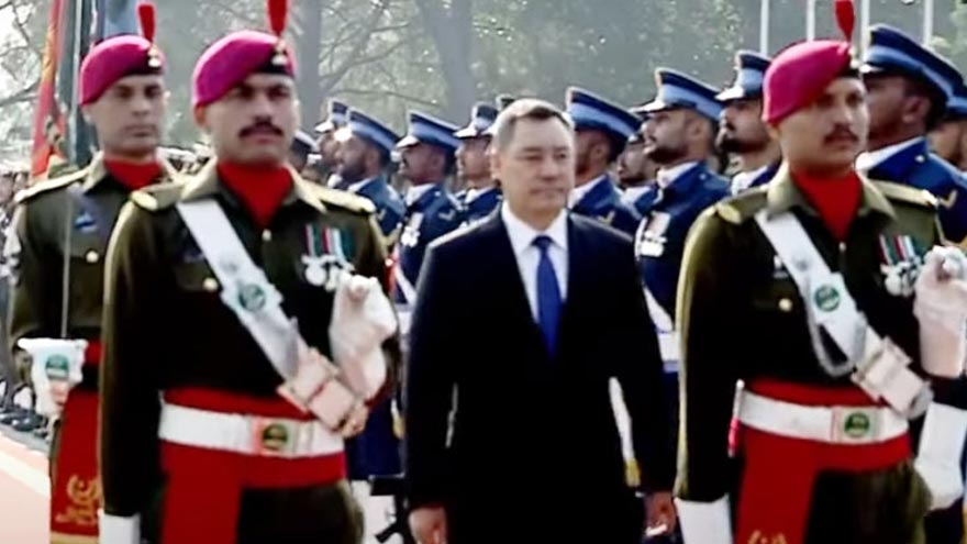PM House hosts ceremonial welcome for Kyrgyz President