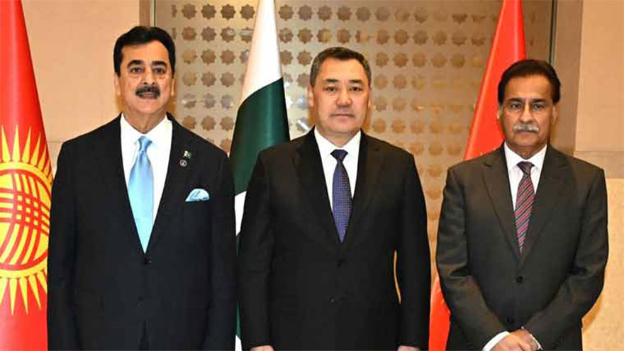 Gilani for long-term strategic partnership with Kyrgyzstan