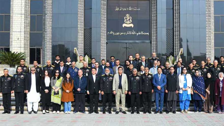 Participants of 8th Maritime Security Workshop visit Naval Headquarters
