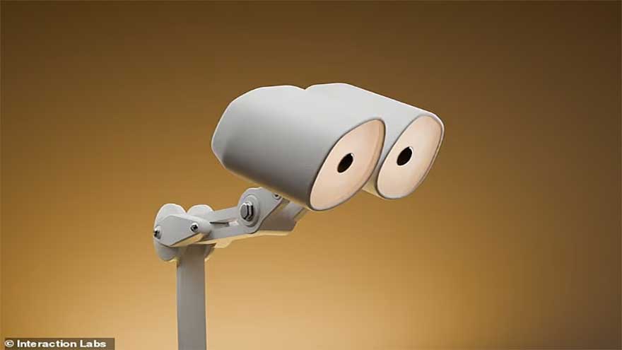 Robotic smart lamp can move, see, hear and even talk