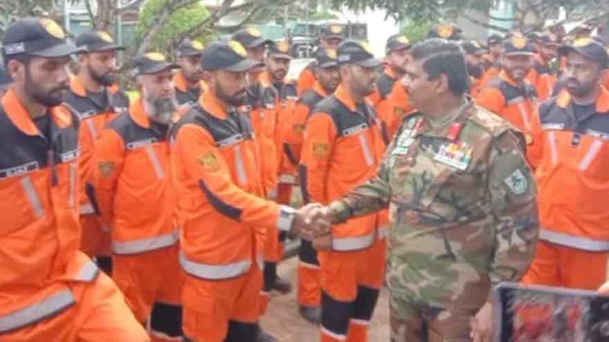 Sri Lankan military commander lauds Pakistan's search and rescue team