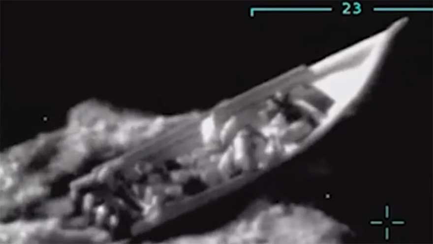 Video shows final, confused moments of survivors of US boat strike in Caribbean, say sources