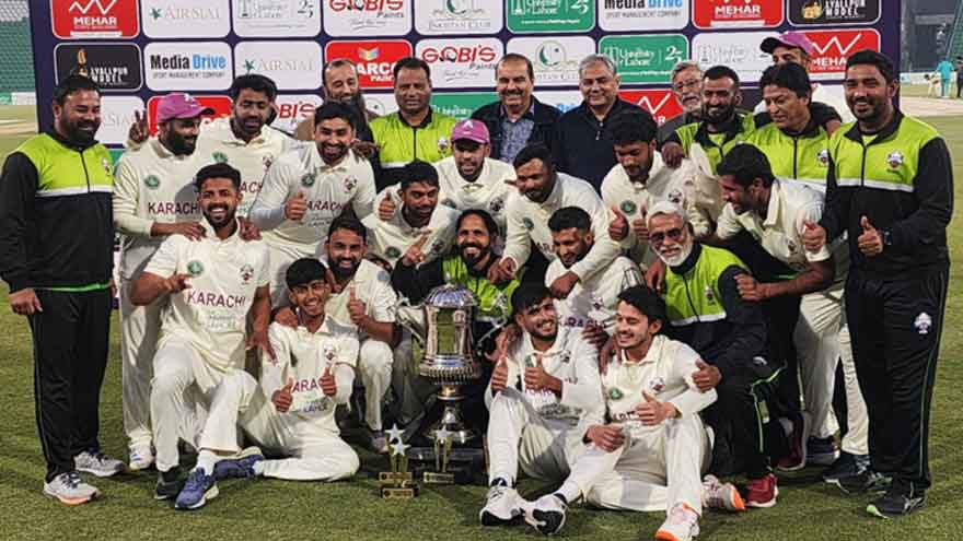 Karachi Blues clinch Quaid-e-Azam Trophy title with dominant win over Sialkot