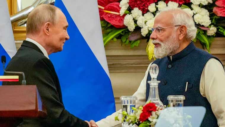بھارت نے روسی شہریوں کیلئے مفت ویزے کا اعلان کر دیا