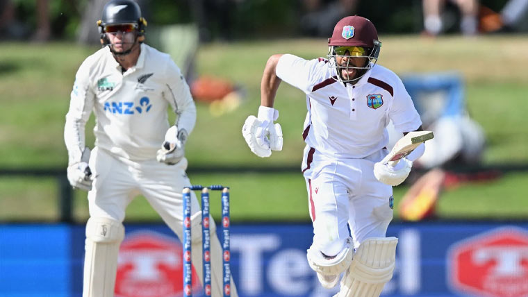 کرائسٹ چرچ ٹیسٹ: ونڈیز کی غیرمعمولی بیٹنگ، کیویز کی یقینی فتح میچ ڈرا میں تبدیل