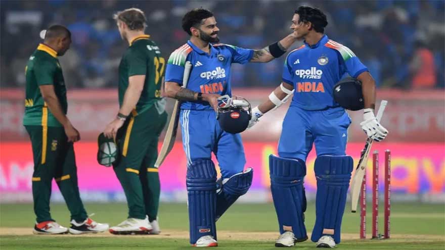India beat South Africa to seal three-match ODI series