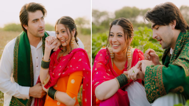 معروف اداکار خاقان شاہنواز نے سبینہ سید سے منگنی کر لی