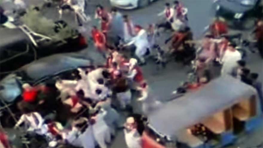 Dozens arrested after participants of Sindh Culture rally turn violent