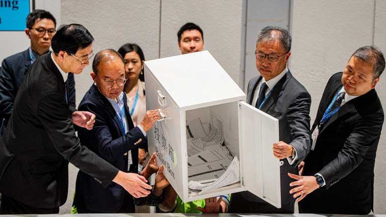 ہانگ کانگ میں قانون ساز کونسل کیلئے پولنگ مکمل، ووٹوں کی گنتی شروع