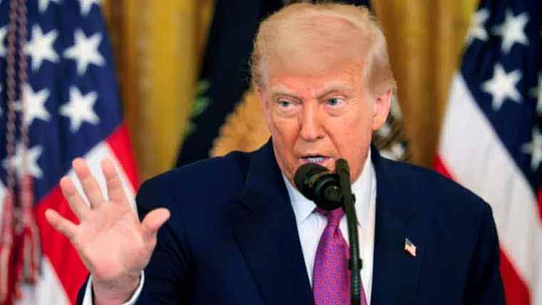 امریکی صدر کا ایک بار پھر 8 جنگیں ختم کرانے کا تذکرہ