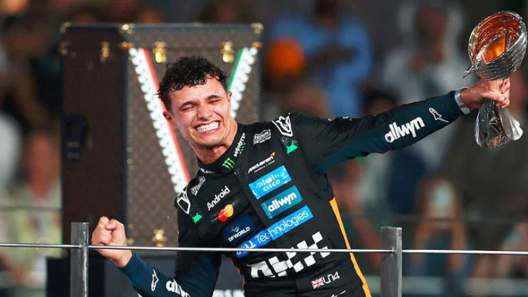 برطانیہ کے لینڈو نوریس نے فارمولا ون 2025 کا ٹائٹل جیت لیا