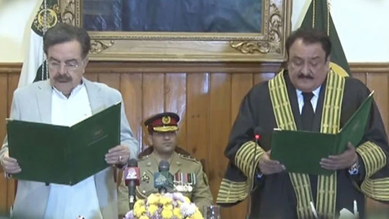 جسٹس کامران نے چیف جسٹس بلوچستان ہائیکورٹ کے عہدے کا حلف اٹھا لیا