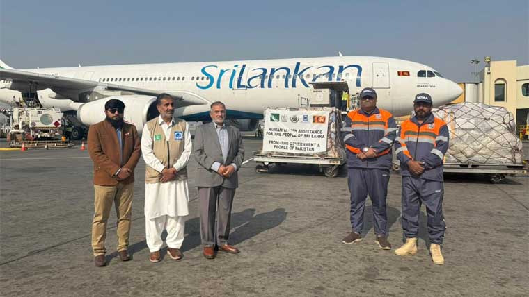 دتوا طوفان کی تباہ کاریاں، سری لنکن حکومت کی امداد کی اپیل، پاکستان سے 7.5 ٹن سامان روانہ