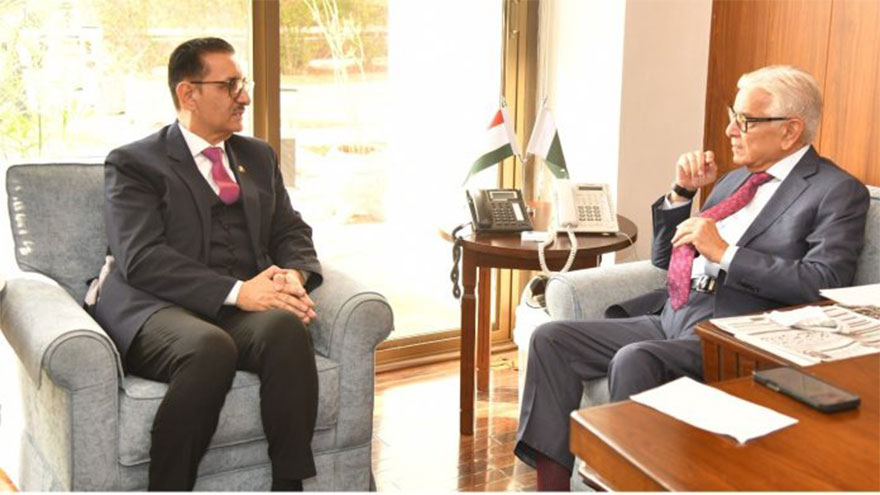 Ambassador of Tajikistan calls on Khawaja Asif