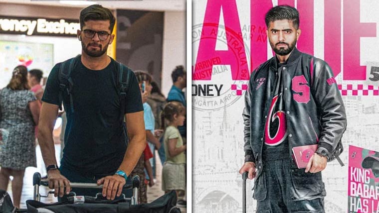 بابر اعظم اور شاہین آفریدی بی بی ایل کھیلنے آسٹریلیا پہنچ گئے