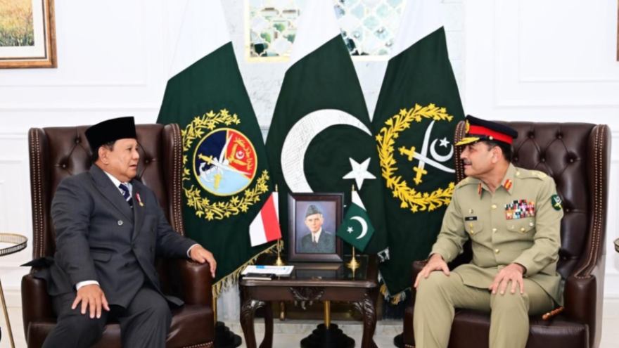 Field Marshal Asim Munir, President Prabowo discuss regional security in Islamabad