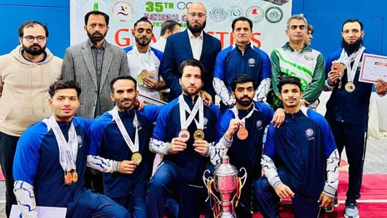 نیشنل گیمز: واپڈا نے جمناسٹکس چیمپئن شپ جیت لی