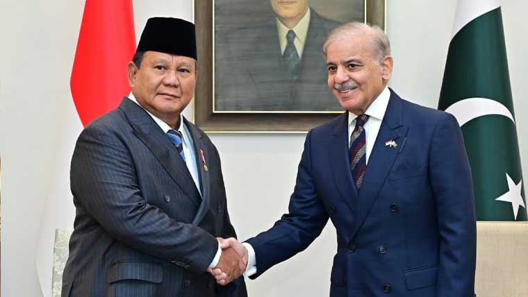 شہباز شریف سے انڈونیشین صدر کی ملاقات، دو طرفہ تعلقات کے فروغ پر اتفاق