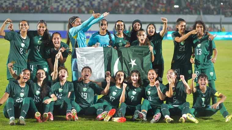 پاکستان ویمنز فٹبال ٹیم پہلی مرتبہ فیفا سیریز میں شامل ہوگئی