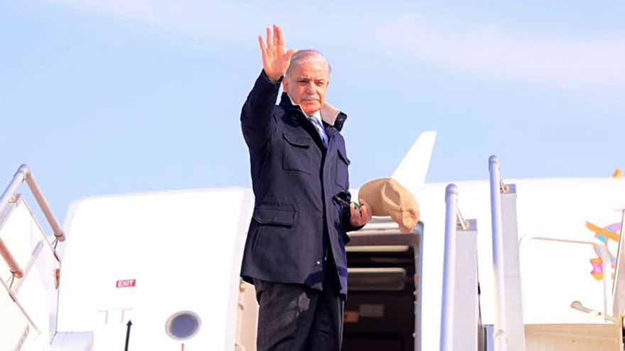 PM Shehbaz leaves for Turkmenistan on two-day official visit