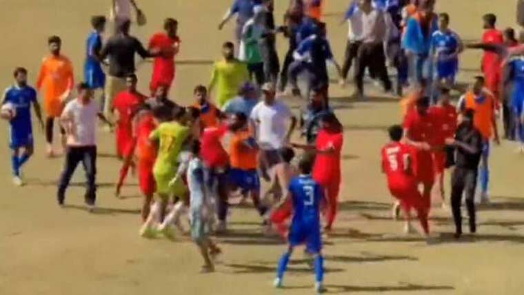 نیشنل گیمز، دوران میچ جھگڑے پر 12 کھلاڑی ایونٹ سے باہر