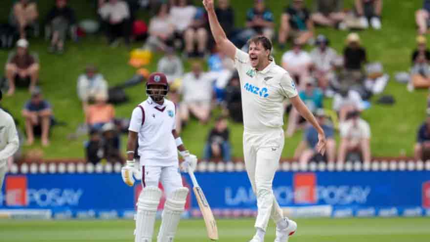 New Zealand romp to victory over West Indies in second test