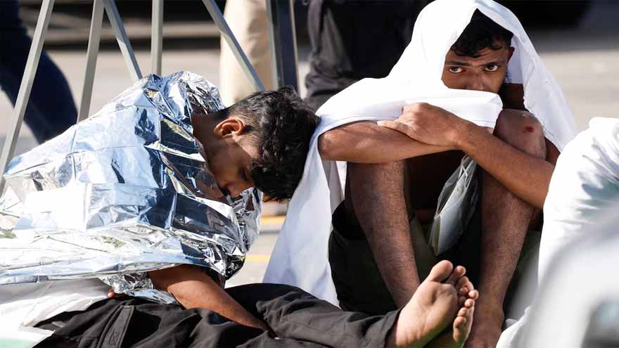 Dozens of migrants brought to Malta after boat capsizes