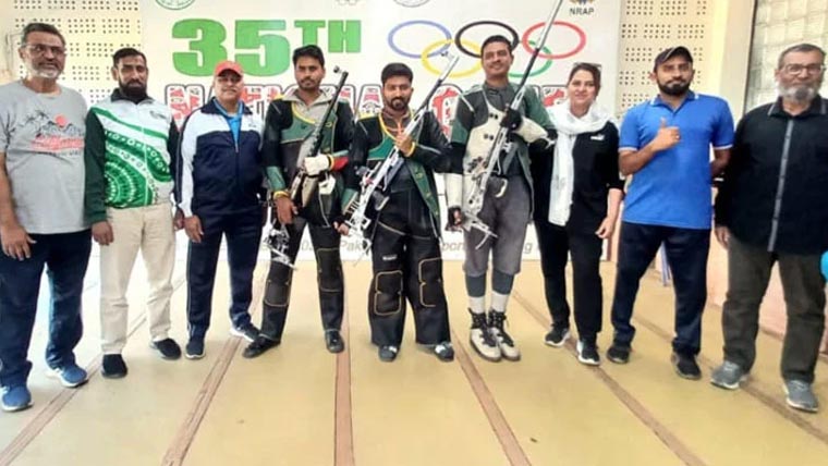 پاکستان آرمی نے 35ویں نیشنل گیمز کی ٹرافی جیت لی