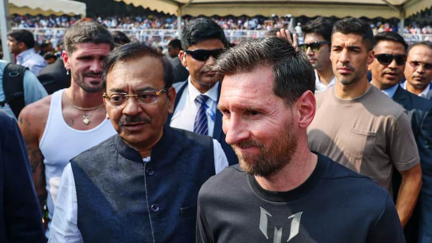 Fans vandalise India stadium after football star Messi's abrupt exit