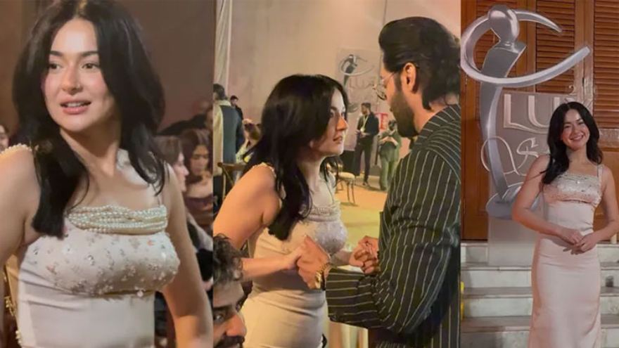 Hania Aamir faces backlash for hugging Fahad Mustafa and Tauqeer Haider at Lux Style Awards